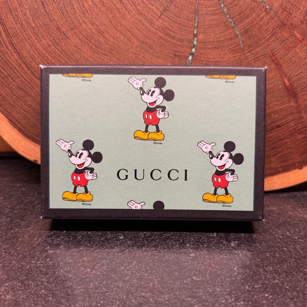 ❤️Gucci x Disney❤️ Cardholder Box with Tissue Paper - Great Condition